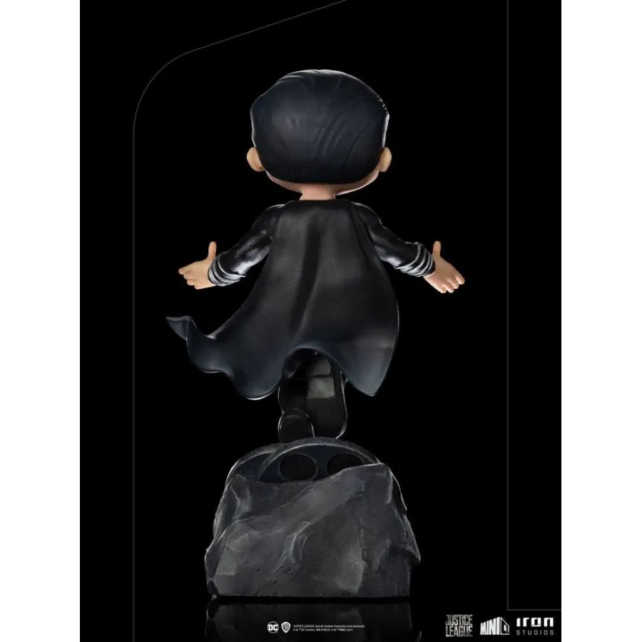 Statuetka Justice League Mini Co. Deluxe Superman Black Suit 18 cm