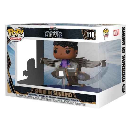 Figurka Funko Pop! Rides Super Deluxe Black Panther Wakanda Forever Shuri in Sunbird 110