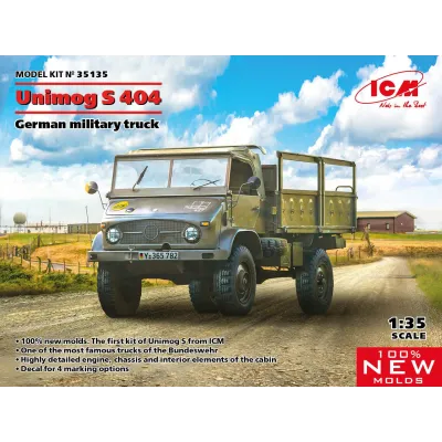 ICM 35135 1:35 Unimog S 404 German military truck