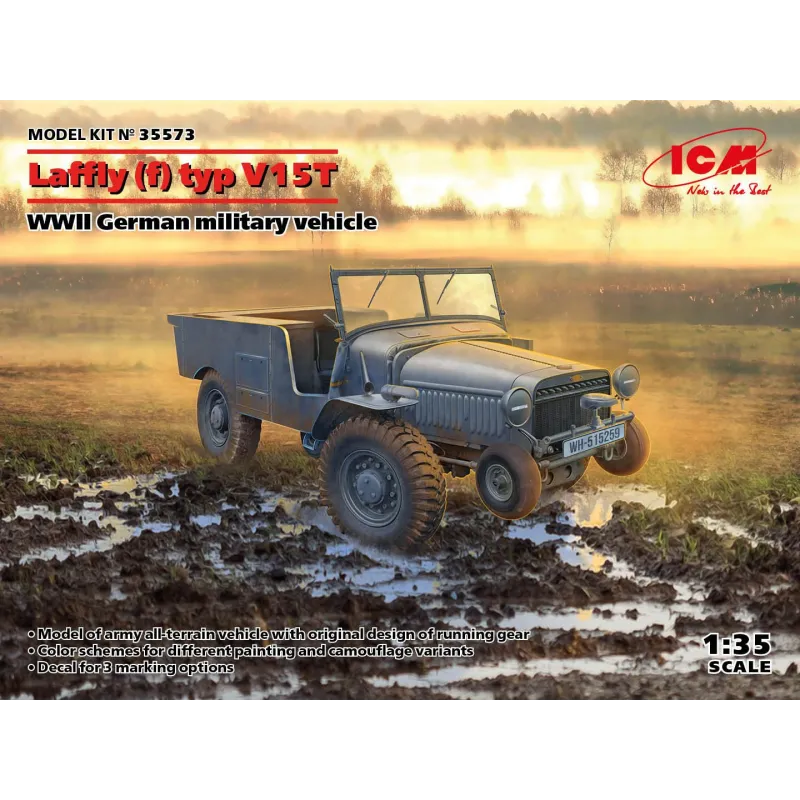 ICM 35573 1:35 Laffly (f) typ V15T, WWII German military vehicle