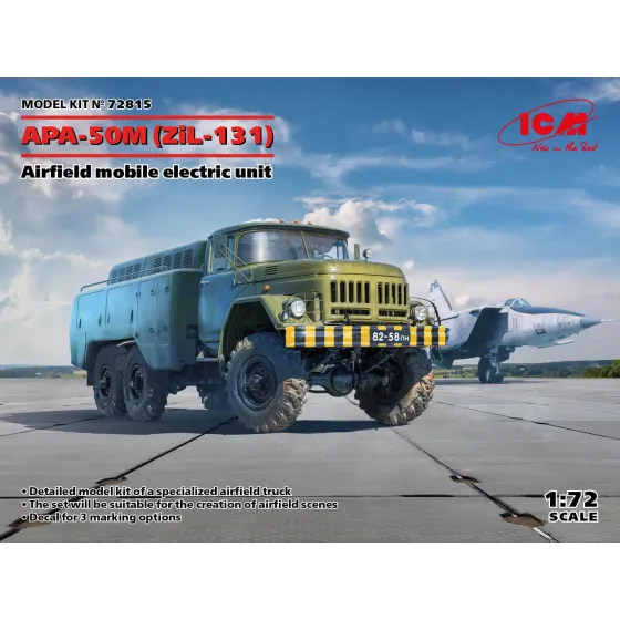 ICM 72815 1:72 APA-50M (ZiL-131) Airfield mobile electric unit