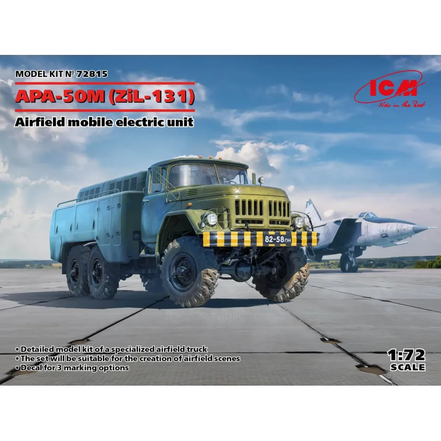 ICM 72815 1:72 APA-50M (ZiL-131) Airfield mobile electric unit
