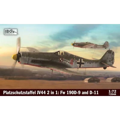 IBG Models 72548 1:72 2 in 1 Platzschutzstaffel JV44 Fw 190D-9 and Fw 190D-11