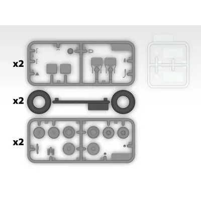 ICM 35572 1:35 Laffly V15T with Hotchkiss machine gun