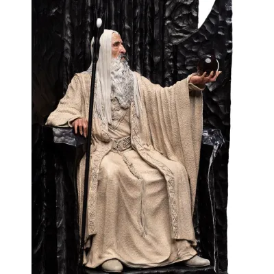 Figurka Saruman the White on Throne 110 cm The Lord of the Rings 1/6