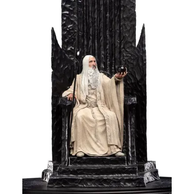 Figurka Saruman the White on Throne 110 cm The Lord of the Rings 1/6