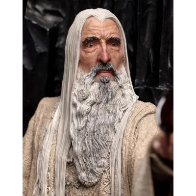 Figurka Saruman the White on Throne 110 cm The Lord of the Rings 1/6