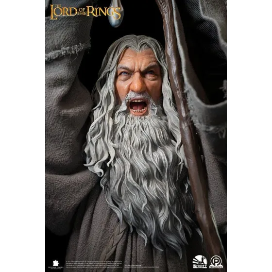 Figurka Gandalf The Grey Premium Edition 156 cm Lord Of The Rings Master Forge Series 1/2