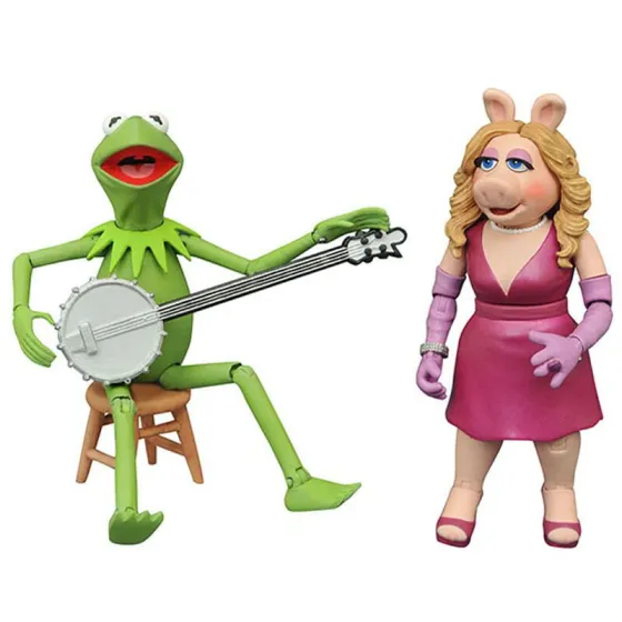 Figurki Muppets Best Of 1 Kermit & Miss Piggy 13 cm