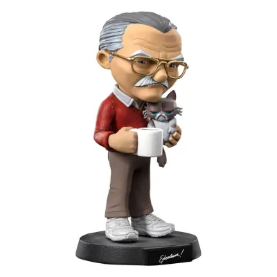 Figurka Stan Lee with Grumpy Cat 14 cm Mini Co.