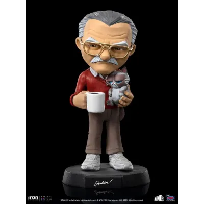 Figurka Stan Lee with Grumpy Cat 14 cm Mini Co.