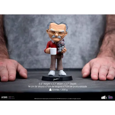 Figurka Stan Lee with Grumpy Cat 14 cm Mini Co.