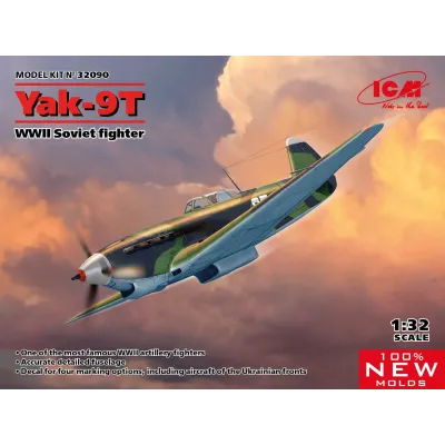 ICM 32090 1:32 Yak-9T WWII Soviet fighter