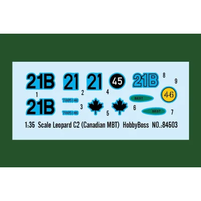 Hobby Boss 84503 Leopard C2 Canadian MBT