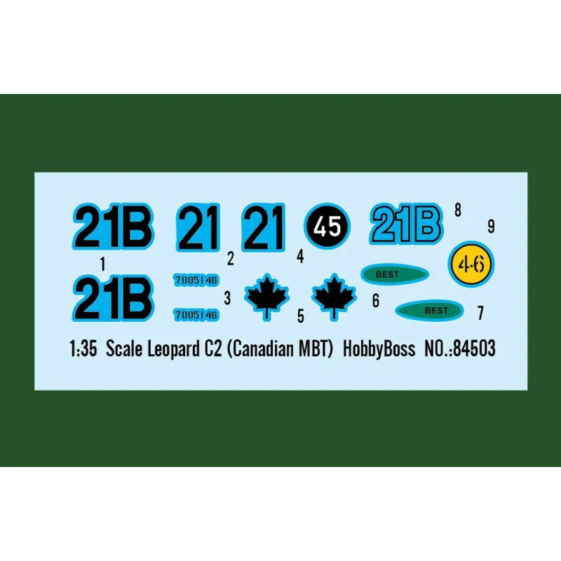 Hobby Boss 84503 Leopard C2 Canadian MBT