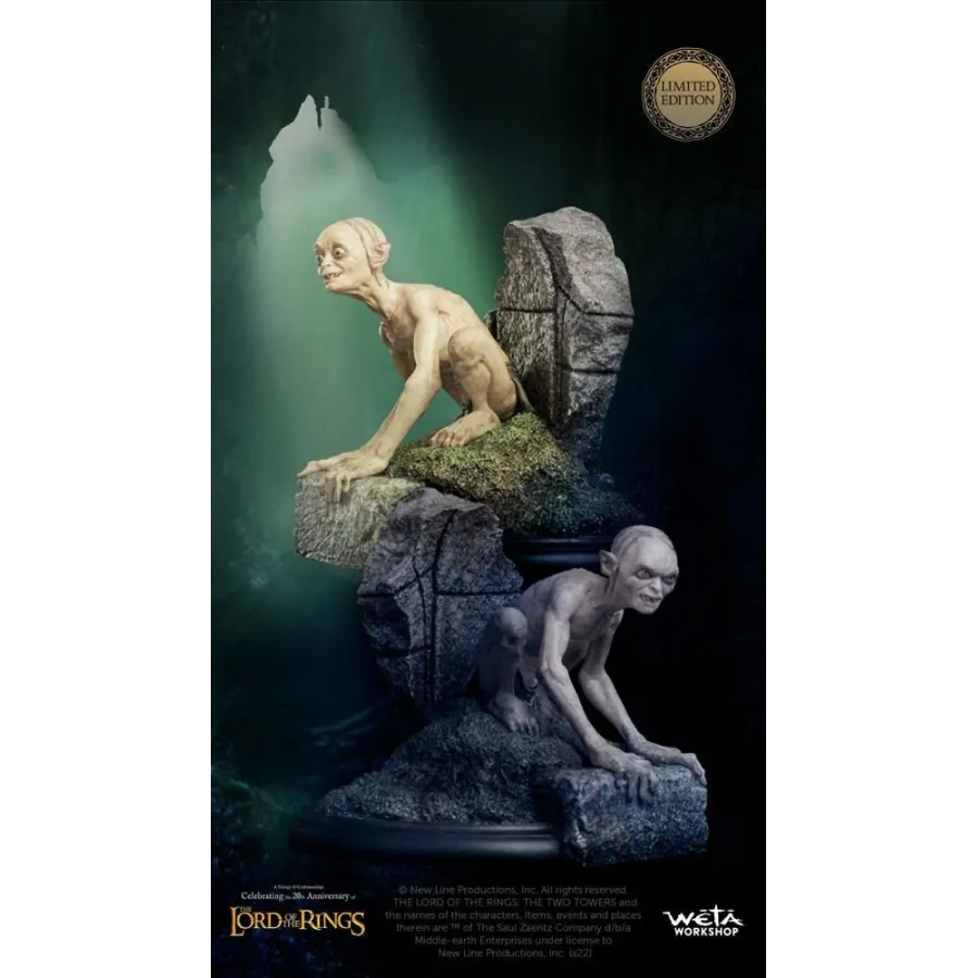 Figurka Gollum & Sméagol in Ithilien 11 cm Lord of the Rings Mini