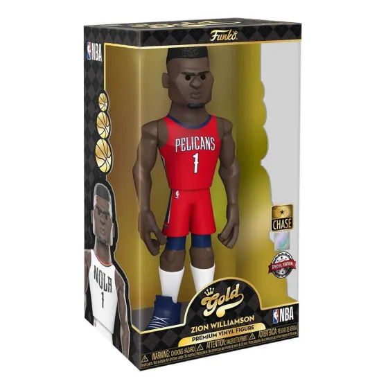 Figurka Funko Zion Williamson 30 cm NBA: Pelicans Vinyl Gold Chase