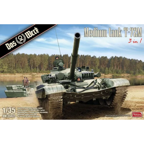 Das Werk DW35032 1:35 Medium tank T-72M
