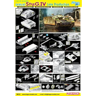 Dragon 6612 1:35 Sd.Kfz.167 StuG.IV Late Production