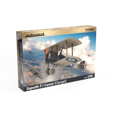 Eduard 82172 1:48 Sopwith F.1 Camel Clerget ProfiPACK edition