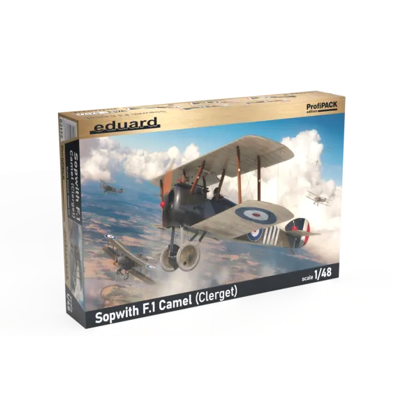 Eduard 82172 1:48 Sopwith F.1 Camel Clerget ProfiPACK edition