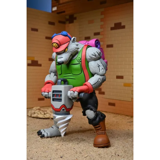 Figurki Dirtbag & Groundchuck 18 cm Teenage Mutant Ninja Turtles 1987 2-Pack NECA