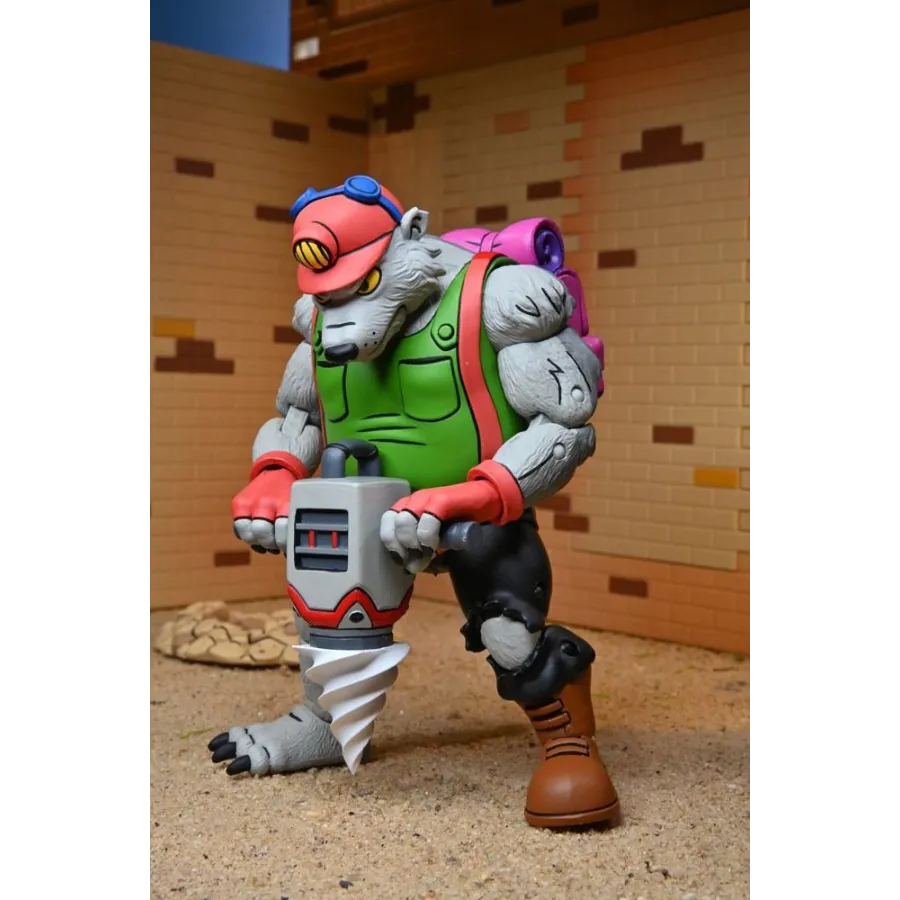 Figurki Dirtbag & Groundchuck 18 cm Teenage Mutant Ninja Turtles 1987 2-Pack NECA