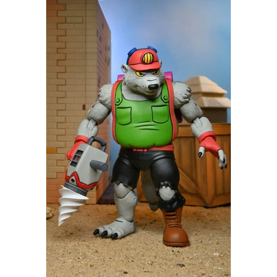 Figurki Dirtbag & Groundchuck 18 cm Teenage Mutant Ninja Turtles 1987 2-Pack NECA