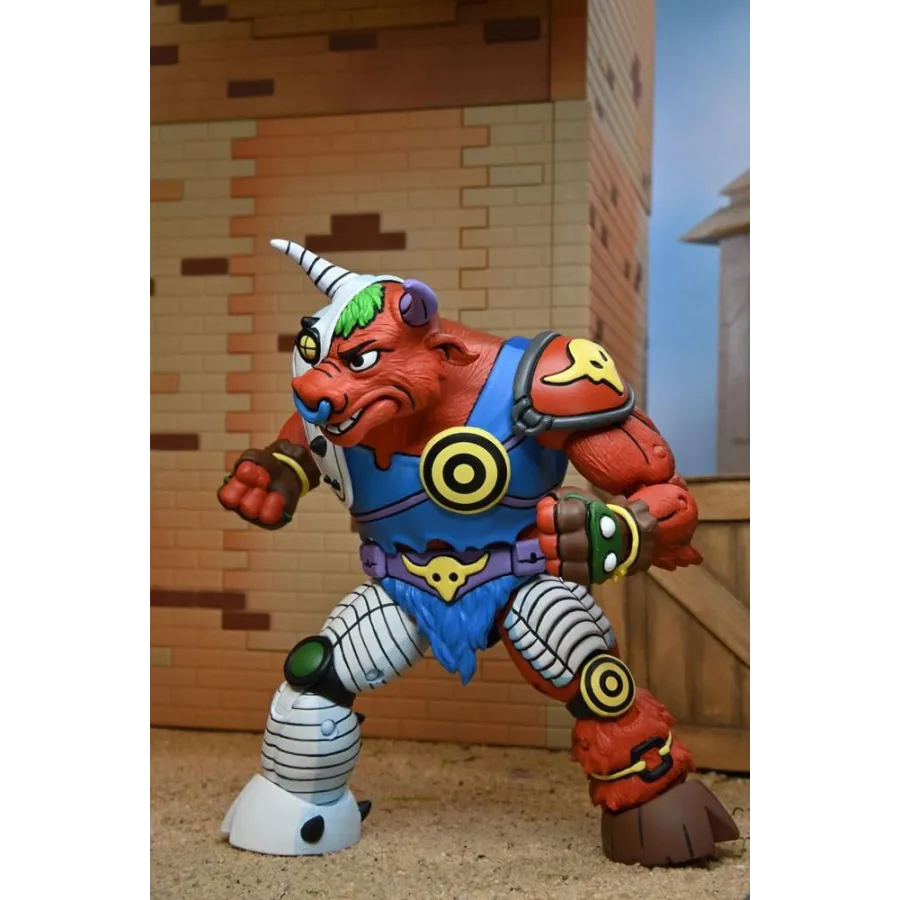 Figurki Dirtbag & Groundchuck 18 cm Teenage Mutant Ninja Turtles 1987 2-Pack NECA