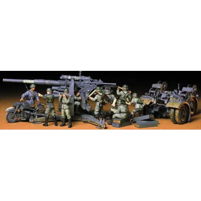 Tamiya 35017 1:35 German 88mm Gun Flak 36/37 w/Trailer