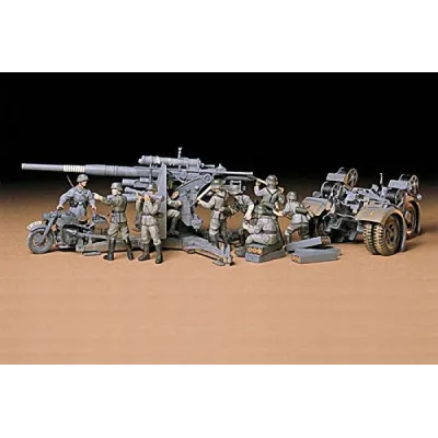 Tamiya 35017 1:35 German 88mm Gun Flak 36/37 w/Trailer