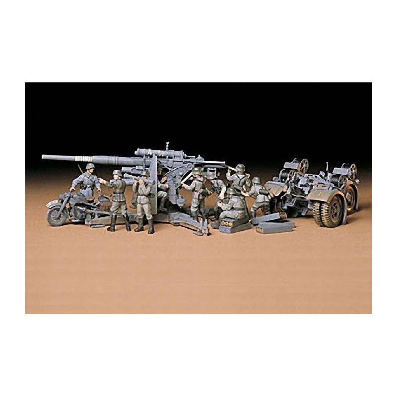 Tamiya 35017 1:35 German 88mm Gun Flak 36/37 w/Trailer