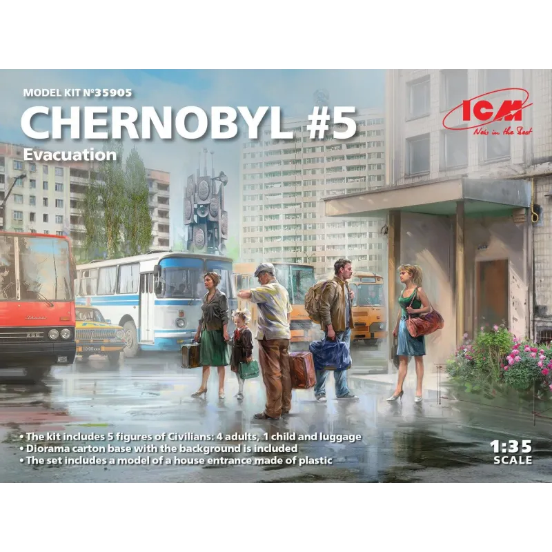 ICM 35905 1:35 Chernobyl 5, Evacuation