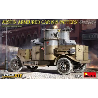 MiniArt 39016 1:35 Austin Armoured Car 1918 Pattern. Ireland 1919-21. British Service. Interior Kit