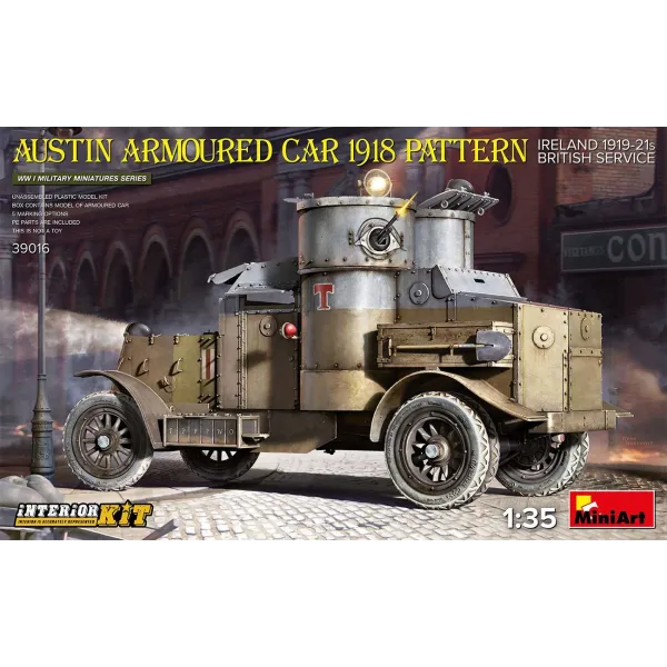 MiniArt 39016 1:35 Austin Armoured Car 1918 Pattern. Ireland 1919-21. British Service. Interior Kit