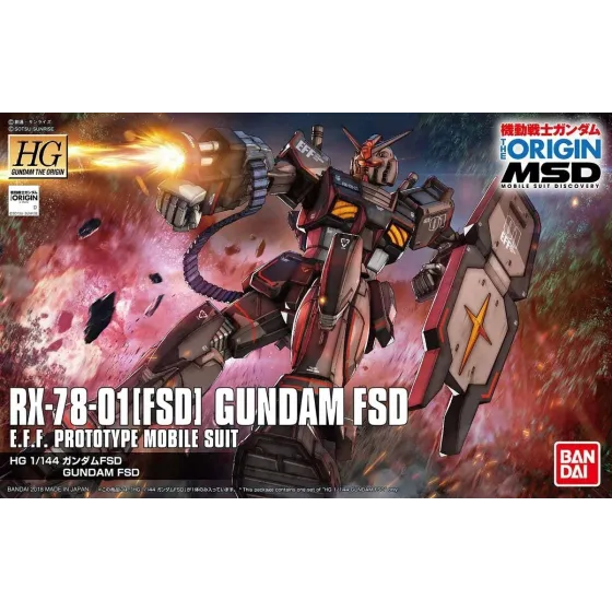 RX-7801 FSD Gundam FSD E.F.F Prototype Mobile Suit