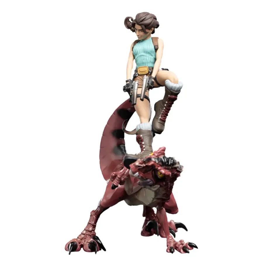 Figurka Lara Croft & Raptor 24 cm Tomb Raider Mini Epics