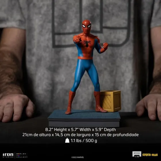 Figurka Spider-Man 21 cm `60s Animated Series Art Scale 1/10