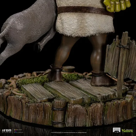Figurka Shrek Donkey and The Gingerbread Man 26 cm Deluxe Art Scale 1/10