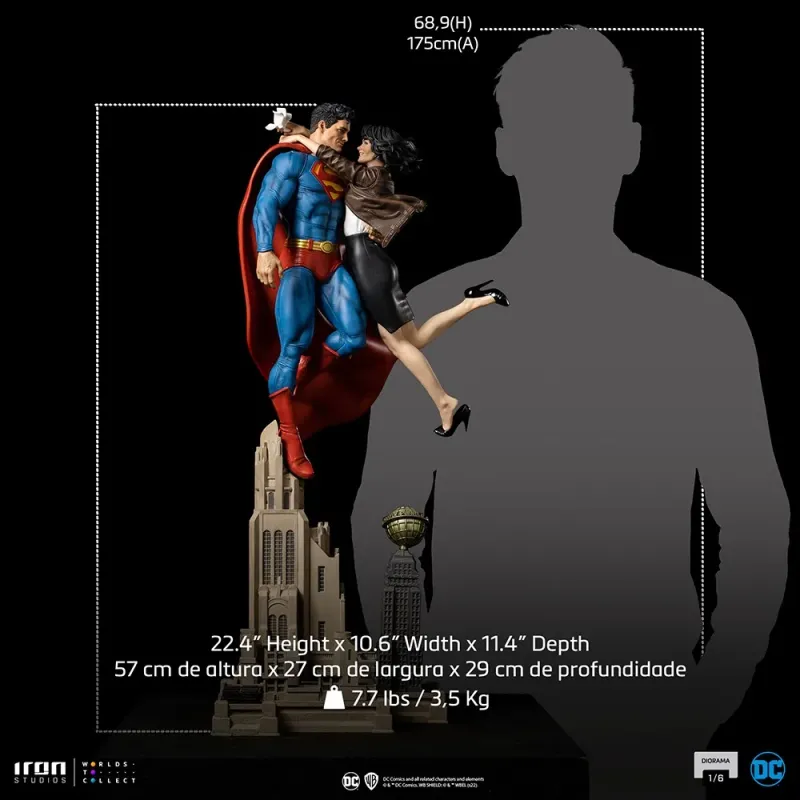 Figurka Superman and Lois Lane 57 cm DC Comics Diorama 1/6