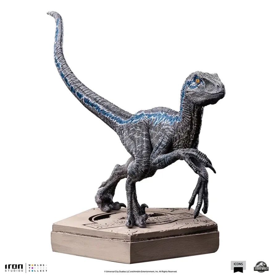 Figurka Velociraptor Blue 9 cm Jurassic World Icons