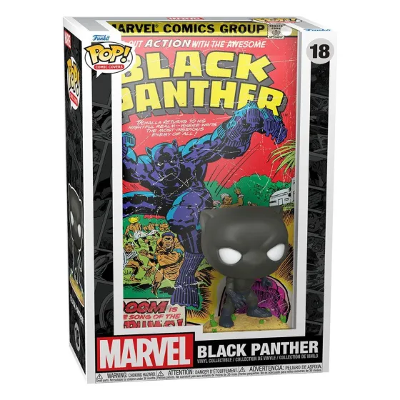 Funko POP Black Panther 9 cm Marvel Comic Cover Vinyl