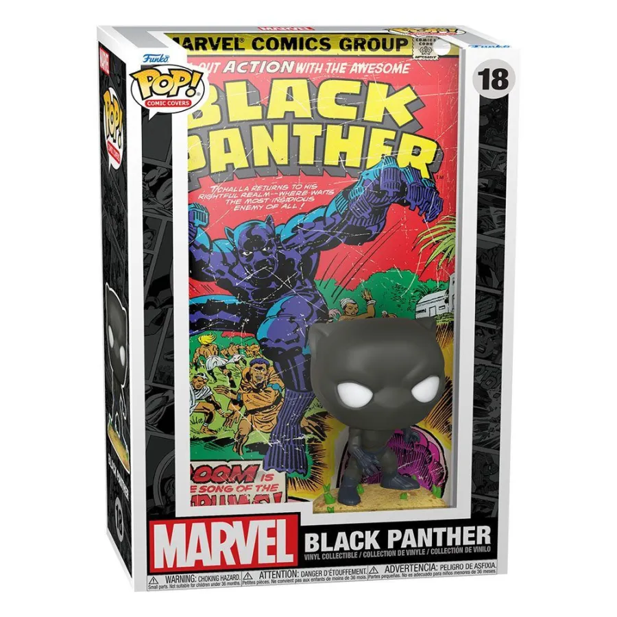 Funko POP Black Panther 9 cm Marvel Comic Cover Vinyl