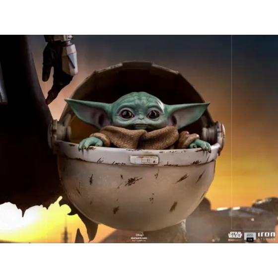 Figurka Mandalorian and The Child 57 cm  Star Wars: The Mandalorian Legacy Replica 1/4 Iron Studios