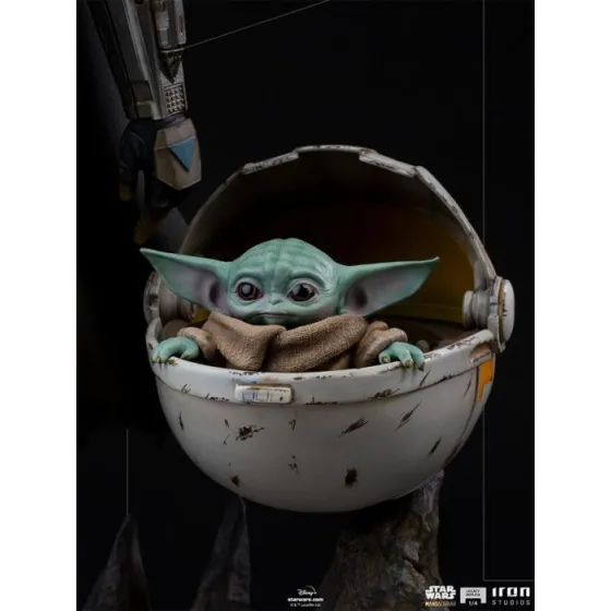 Figurka Mandalorian and The Child 57 cm  Star Wars: The Mandalorian Legacy Replica 1/4 Iron Studios