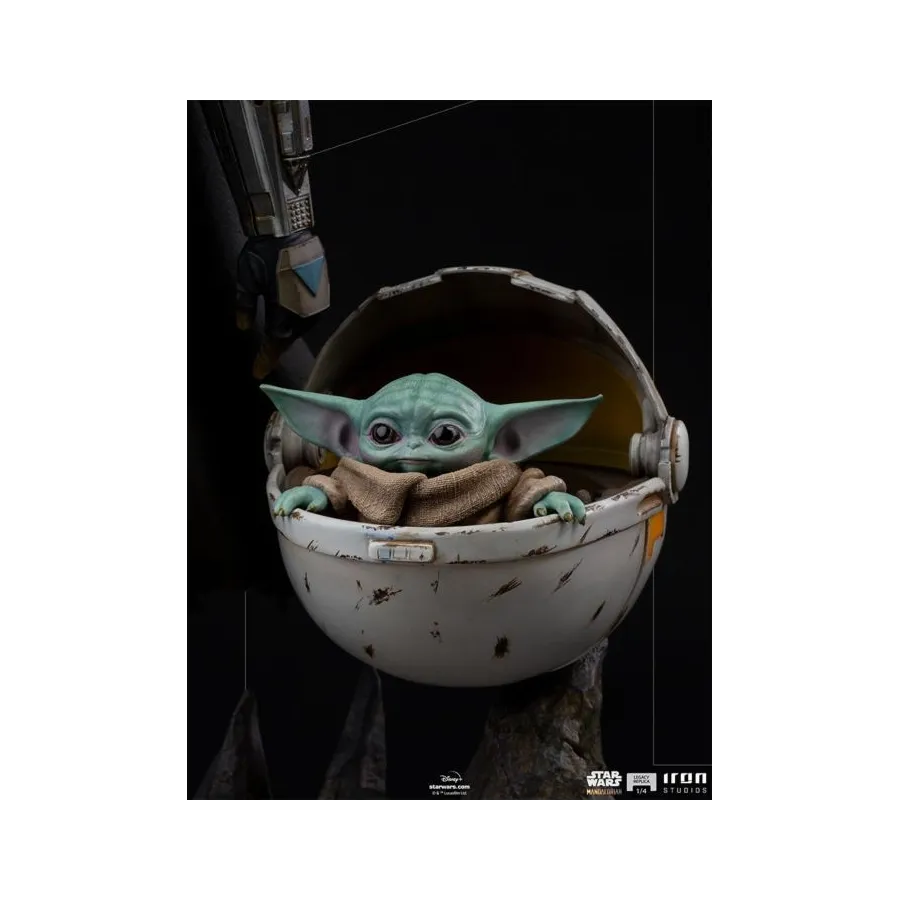 Figurka Mandalorian and The Child 57 cm  Star Wars: The Mandalorian Legacy Replica 1/4 Iron Studios