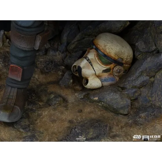 Figurka Mandalorian and The Child 57 cm  Star Wars: The Mandalorian Legacy Replica 1/4 Iron Studios