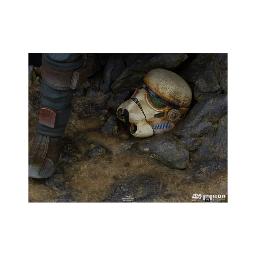 Figurka Mandalorian and The Child 57 cm  Star Wars: The Mandalorian Legacy Replica 1/4 Iron Studios