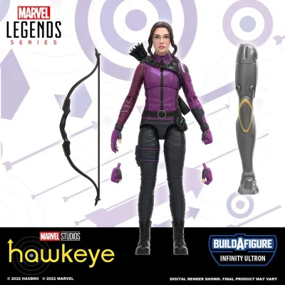 Figurka F3856 Kate Bishop 15 cm Hawkeye Marvel Legends Series Action Figure 2022 Infinity Ultron BAF